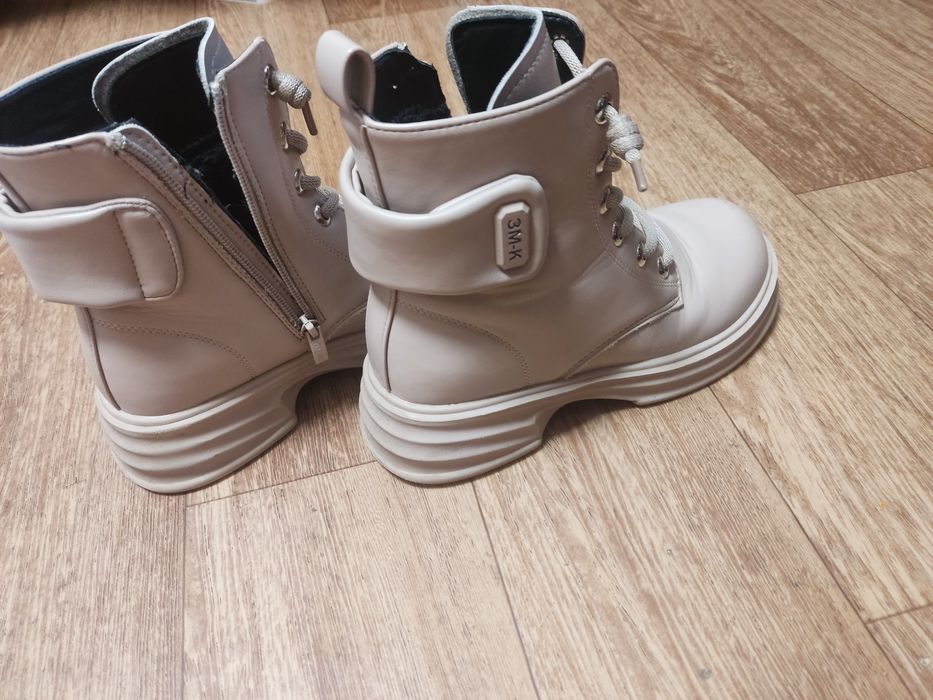 Зимние ботинки на девочку 38 размер, по стельке