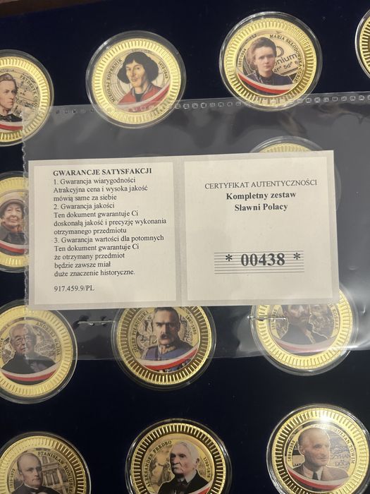 Kompletny zestaw „Sławni Polacy”