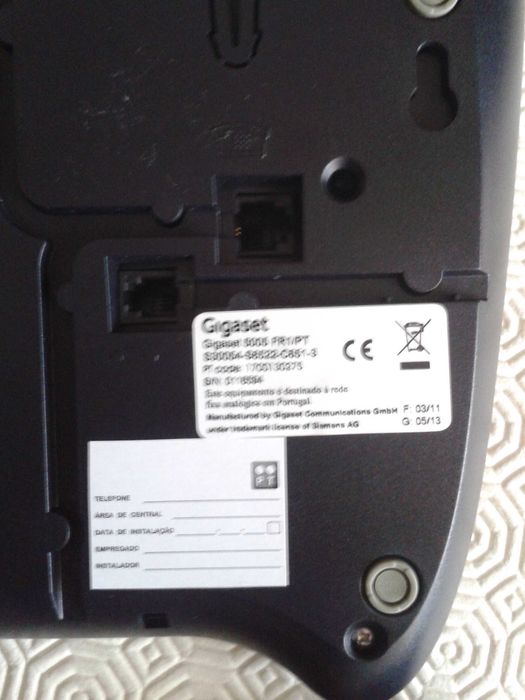 TELEFONE de mesa novo,Gigaset p.rede fixa, c.presente