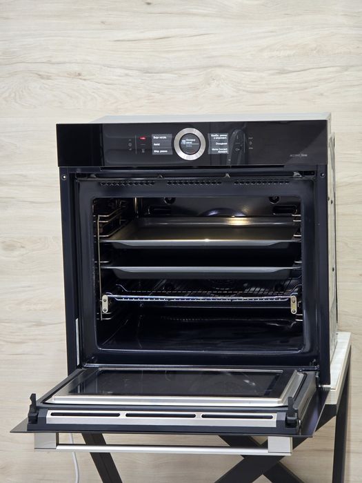 Духова шафа з Мікрохвильовкою Bosch 8 серія Мова Обсидіан