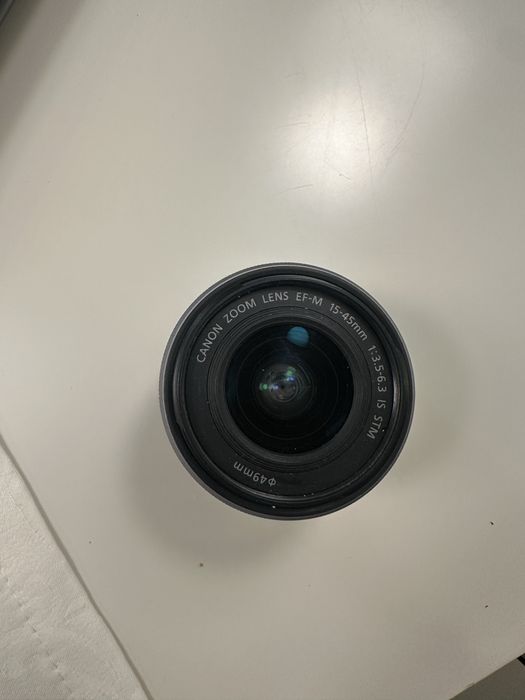 Maquina Fotografica com objetiva Canon