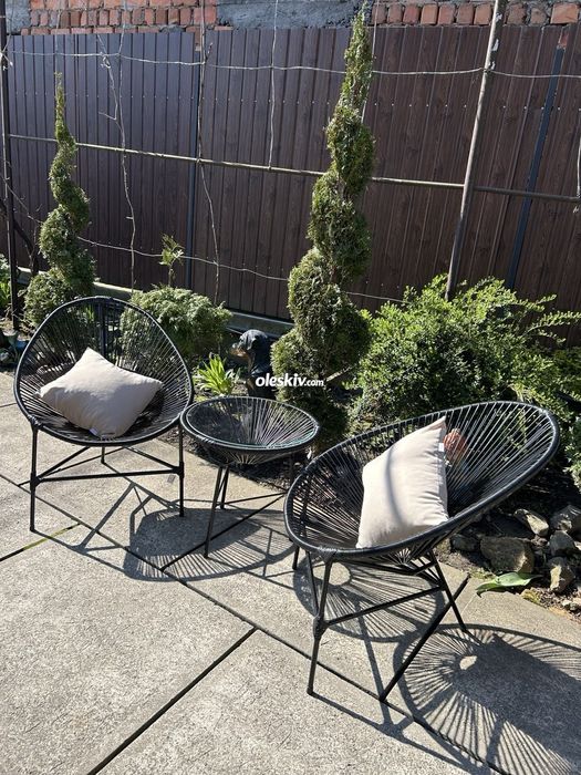 Садові меблі. Набір меблів з ротангу