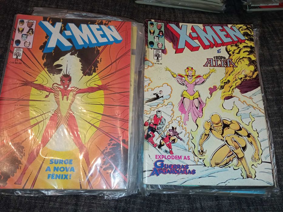 Lote X Men anos 80 e 90
