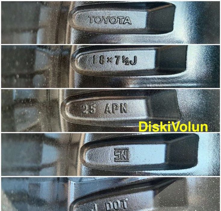 Оригинальные диски Toyota Land Cruiser Prado 300 Графит R18 6x139.7