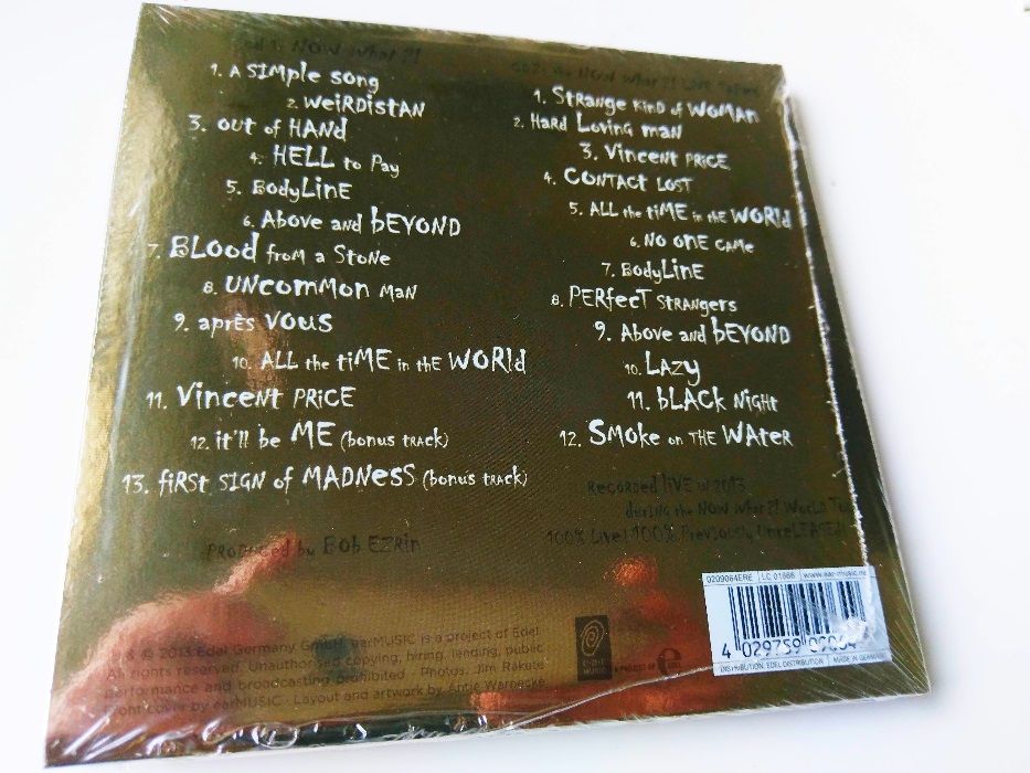 2xCD_Deep Purp!e 2013 ‎– Now What?! /Limited Edit, Gold Edit/_ЗАПЕЧАТА