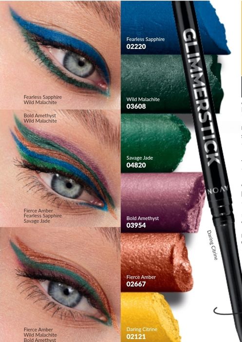 Avon Glimmerstick konturówka do oczu Blackest Black czarna