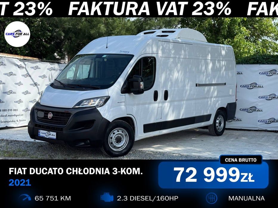 Fiat Ducato Maxi 2.3 MultiJet  Chłodnia  2.3 MultiJet 160 KM Chłodnia