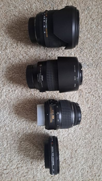 NIKON D60,obiektywy, akcesoria