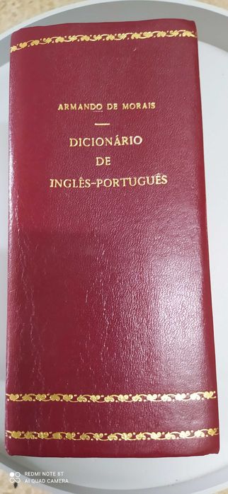Dicionário Inglês - Português de Armando de Morais 1ª edição 1964