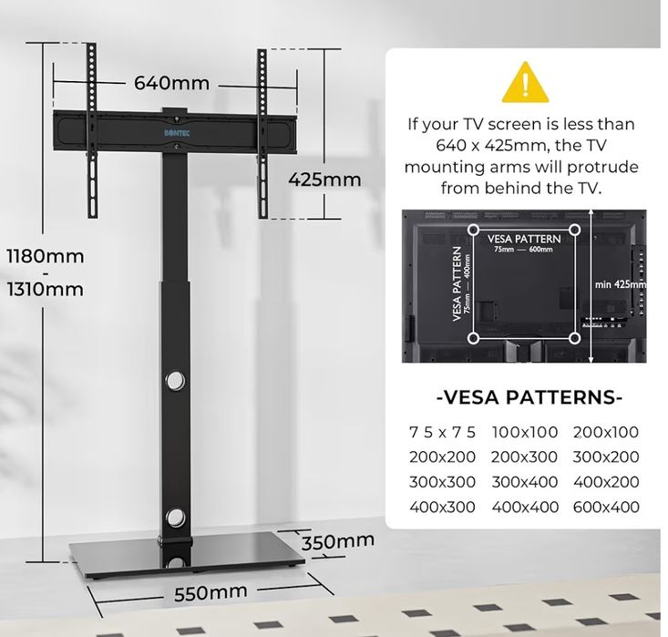 Stojak pod telewizor do 40kg BONTEC Fig 7