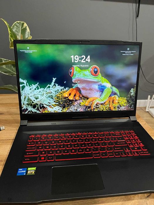 Laptop gamingowy MSI GF 76 KATANA 64gb RAM dysk 512gb