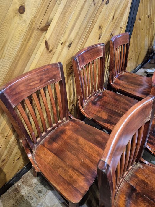 6x Krzesło drewniane masywne solidne