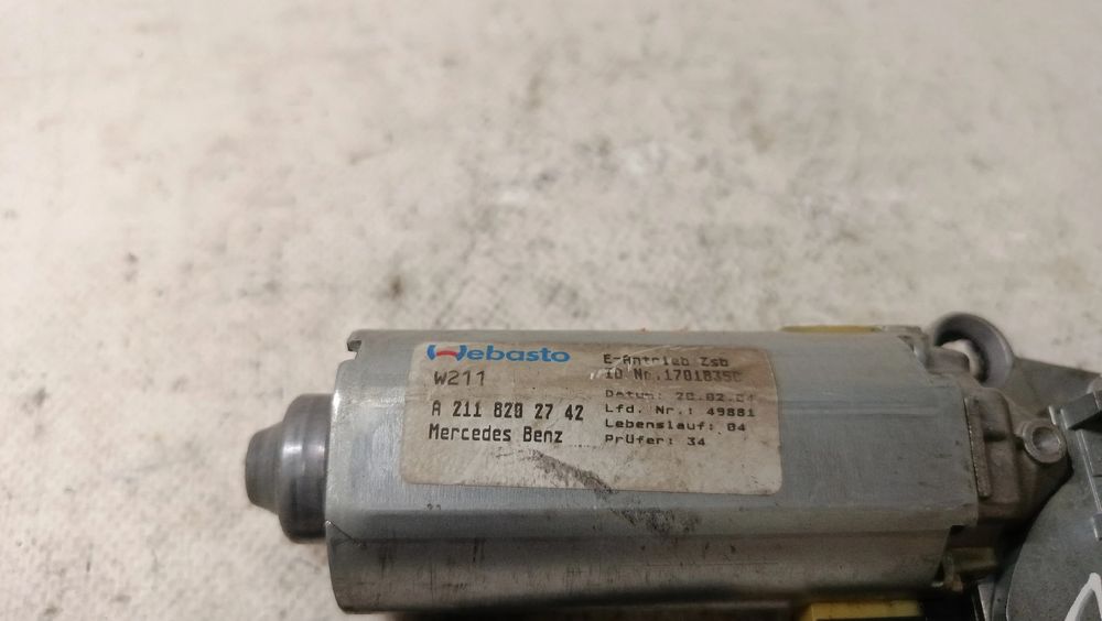 Motor do teto de abrir MERCEDES-BENZ Classe E (W211)