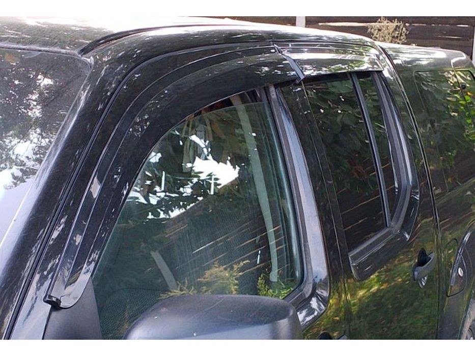 Nissan NP300 1999-2015 Вітровики (4 шт., Sunplex Sport)