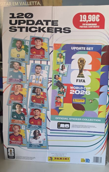 Caderneta Completa Panini Mundial 2026 + Extras