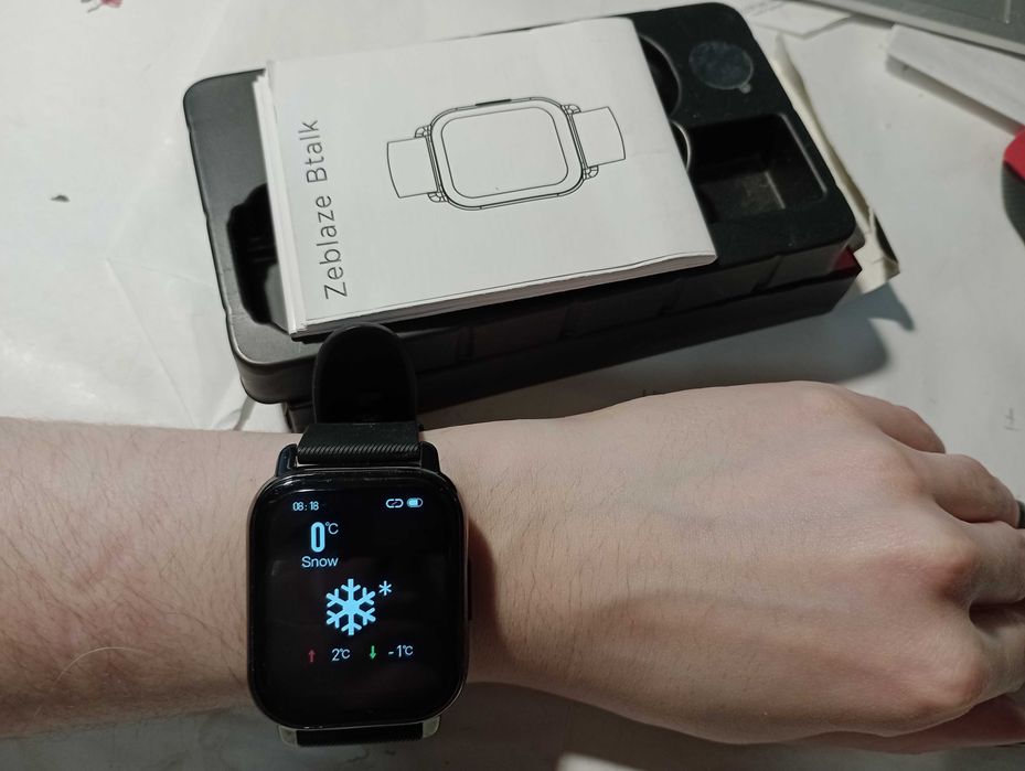 Смарт-годинник Zeblaze Btalk Black