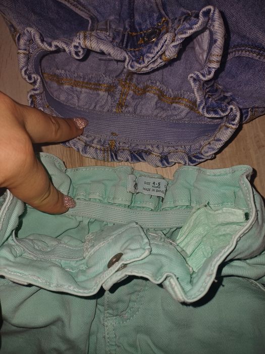 2 pary spodenek Zara