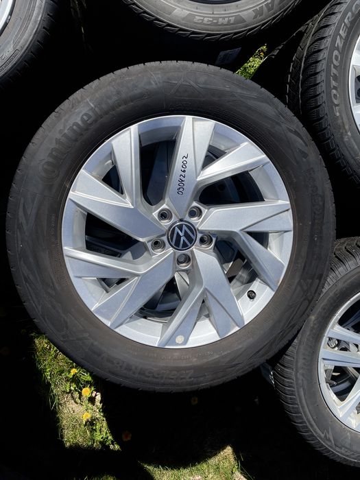 Felgi aluminiowe 5x112 7x18 ET43 VW Tiguan Passat Golf Touran T-Rock Caddy jak nowe
