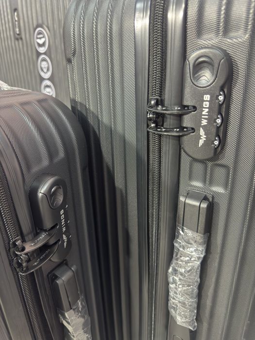 ПОЛЬСЬКА валіза WINGS ABS, валіза на 4 колесах , чемодан на колесах