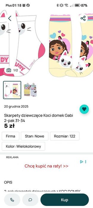Zestaw skarpet i majtek