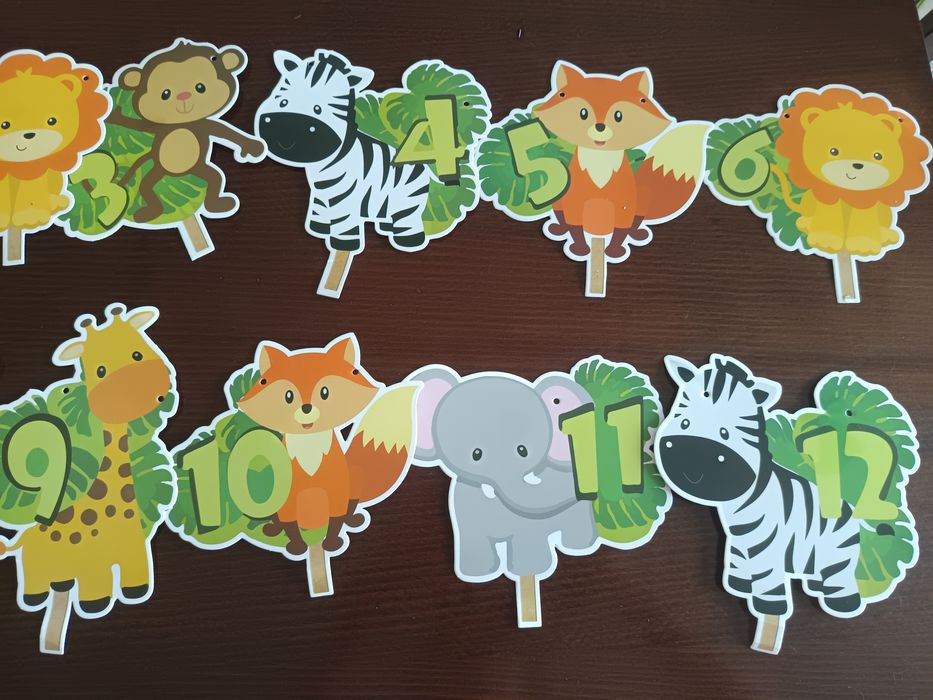 Baner na roczek na zdjęcia zwierzątka