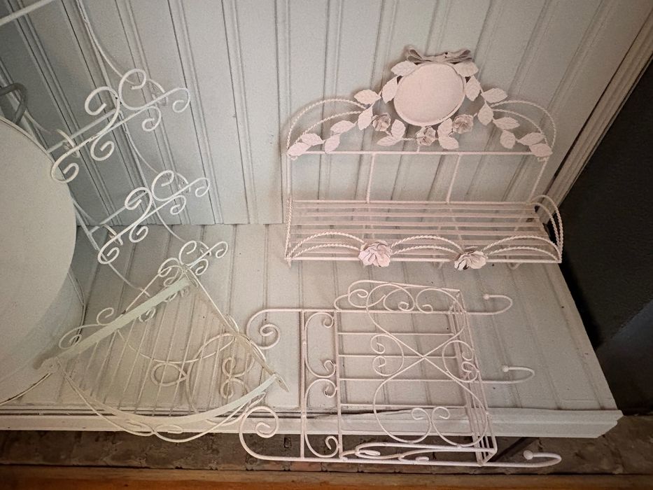 Wieszaki półki styl prowansalski