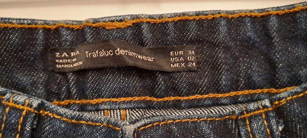 Spodnie jeansy Zara 34