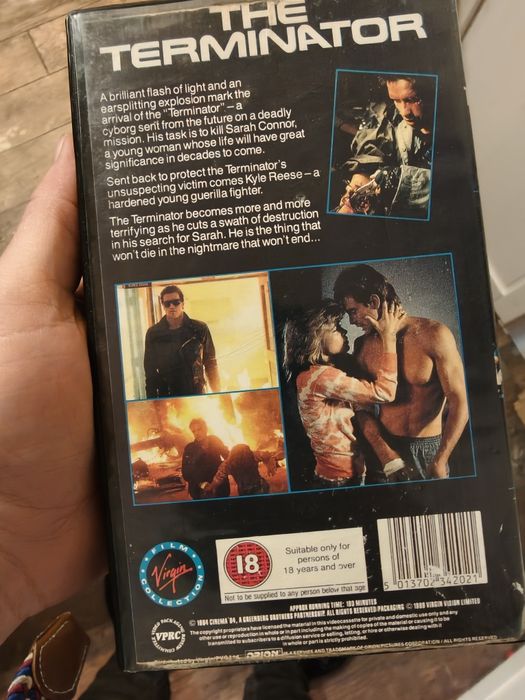 VHS- Terminator wydanie rzadsze