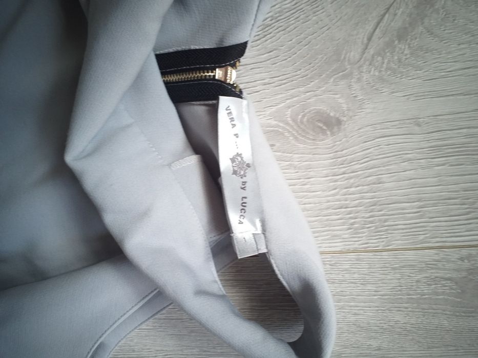 Sukienka szara elegancka S