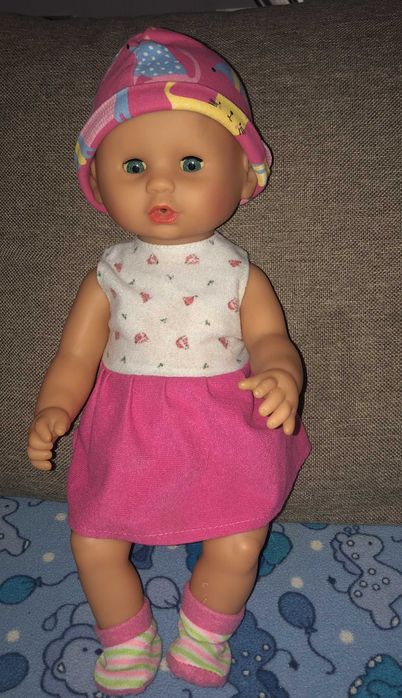 Lalka Bobas na baterie, płacze, sika. 45cm