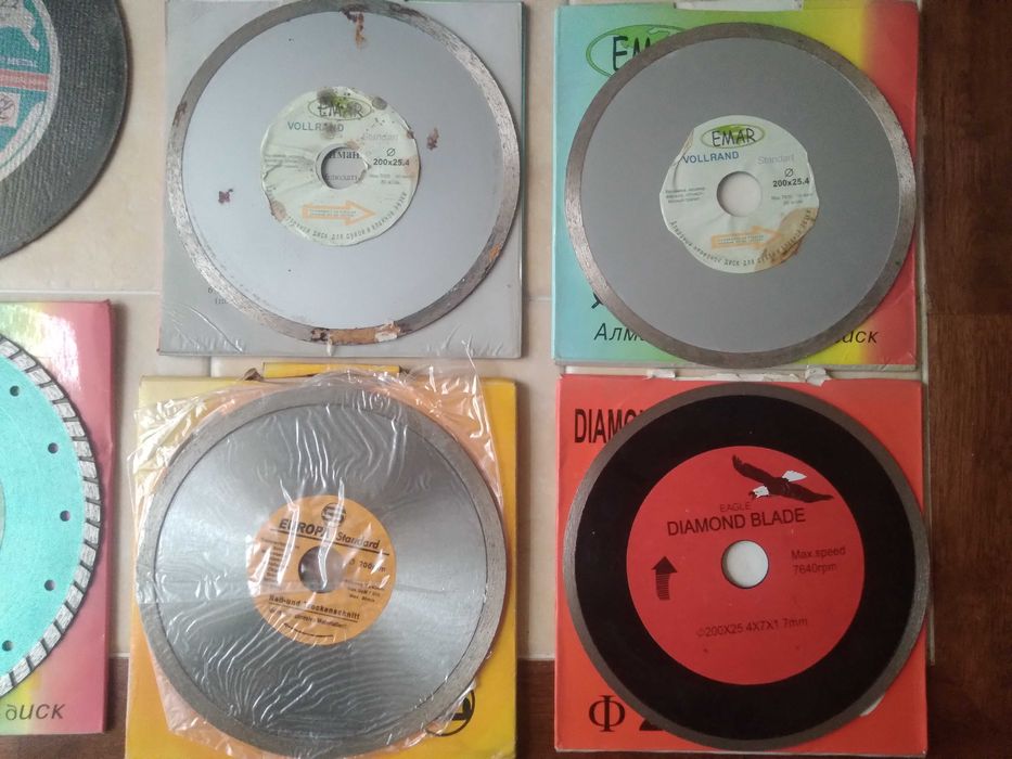 Диски алмазные новые для болгарки