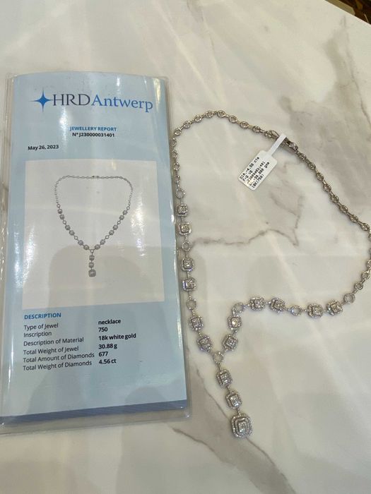 Kolia z diamentami Infinity 4.56 CT