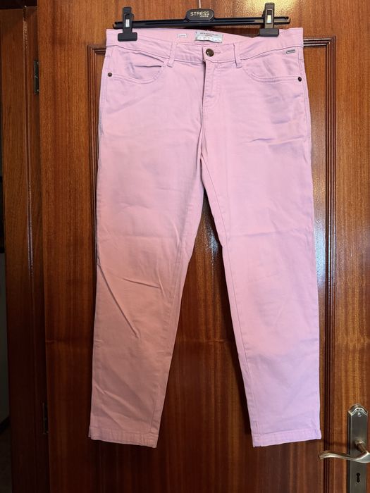 Calça senhora rosa