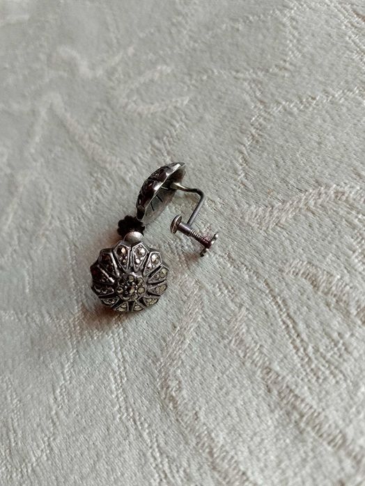 stare srebro kolczyki