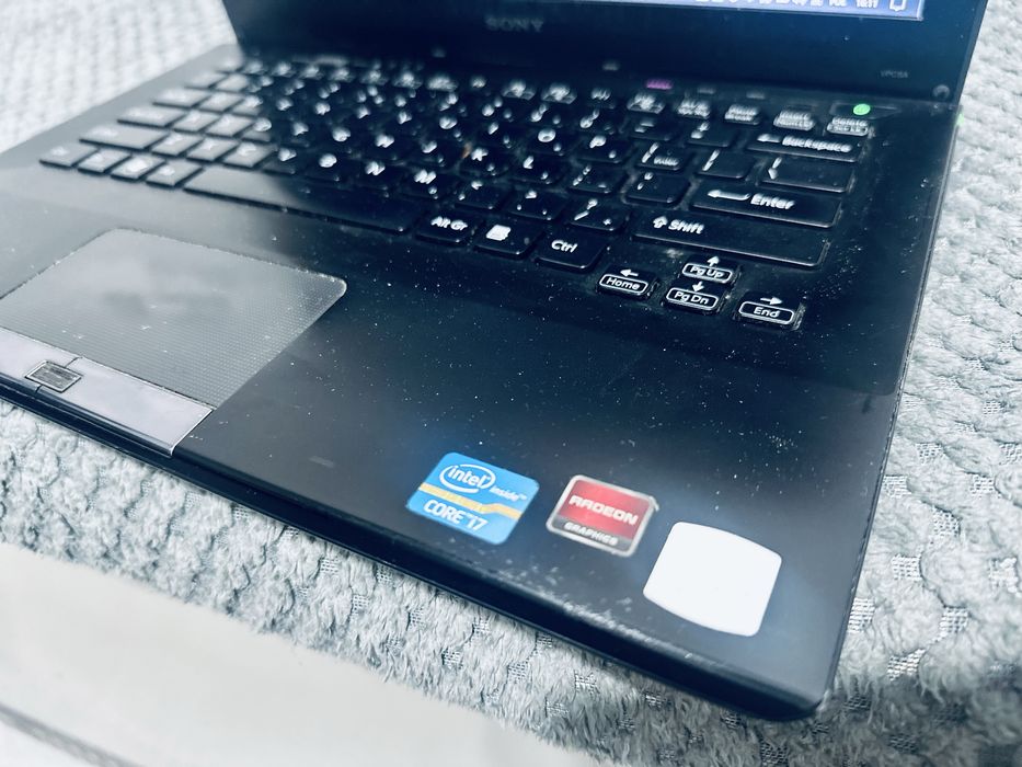 Laptop SONY 13,6” i7 2620M 8Gb RAM 60 GB SSD