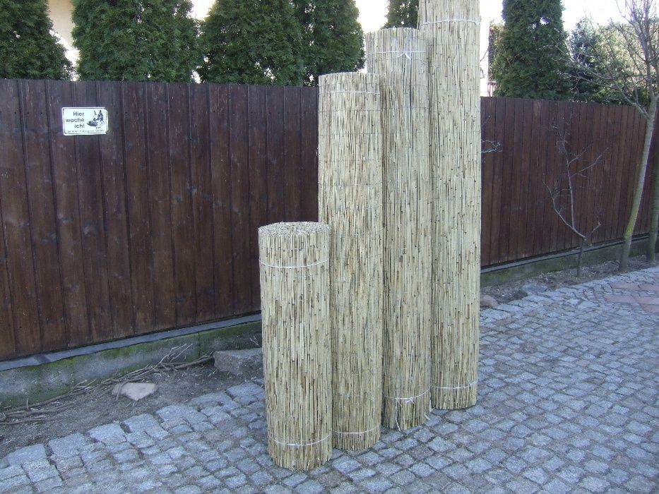 Mata, Maty trzcinowe 1,5m x 6m dł. bardzo gęsta ! Wysyłka w kartonie!