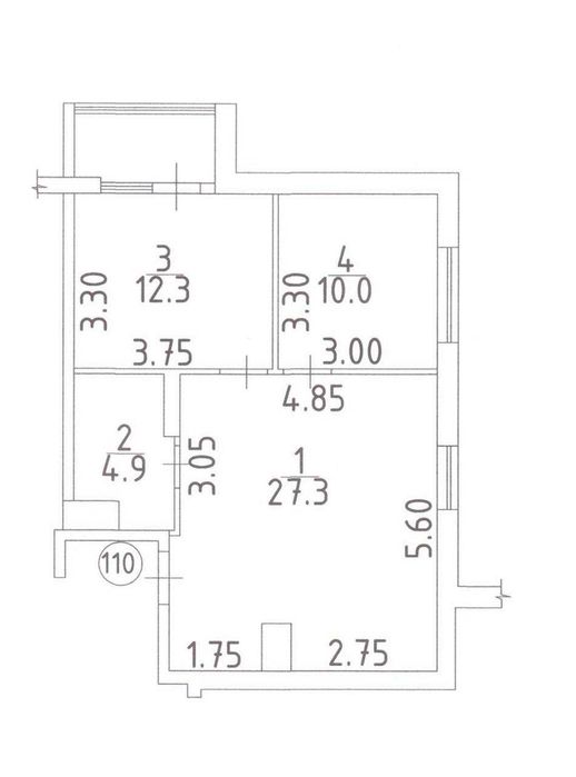 2-комнатная квартира по адресу (площадь 58 м²) - Atlanta.ua - фото 14