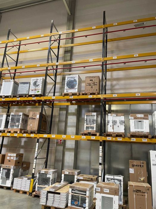 Regał paletowy, regał magazynowy, Polypal wysoka nośność, stan BDB 8 m