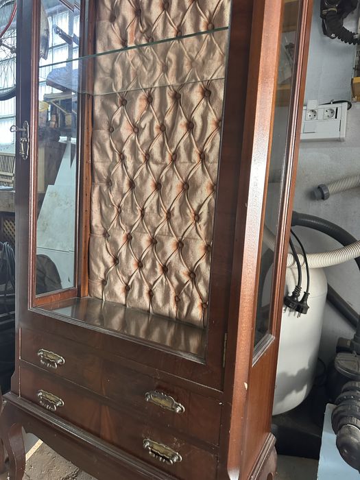 Cristaleira Antiga Madeira