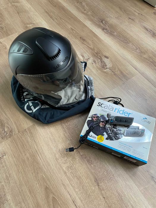 Kask Schuberth J1 + scala rider G9