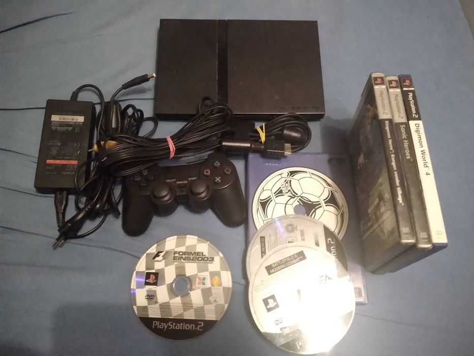 Konsola PS2 Slim 75004 Sprawna Pad Czytaj opis