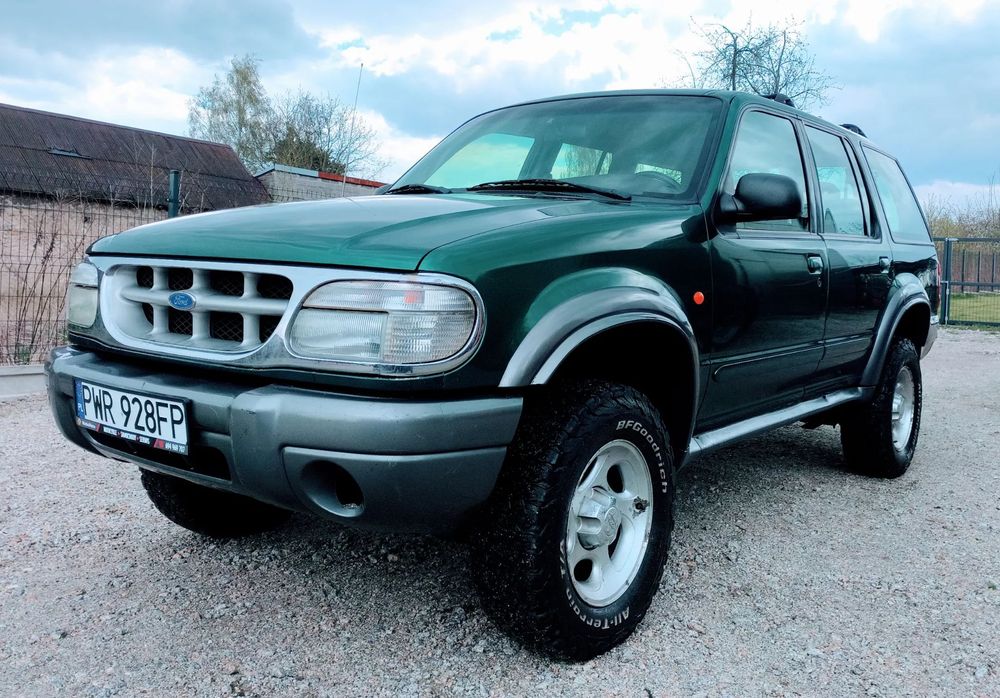 Ford Explorer 4.0 V6 Mustang 4x4 Reduktor Opony AT lift zawieszenia 3 cale Skóra