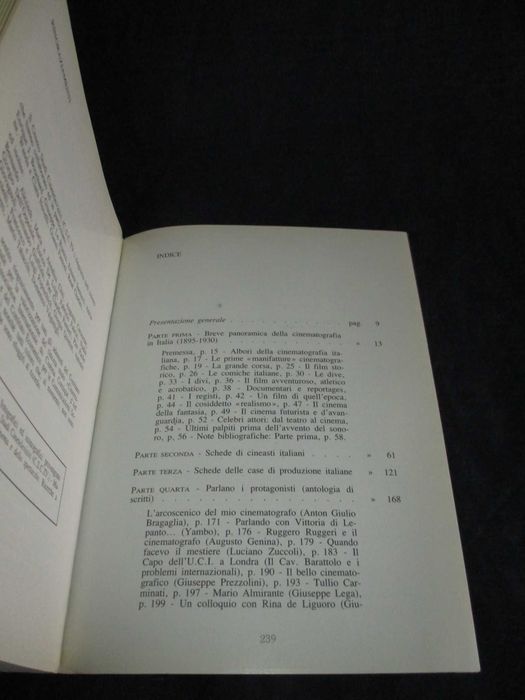 Livro Almanacco Del Cinema Muto Italiano Chiti Pantieri Popeschich