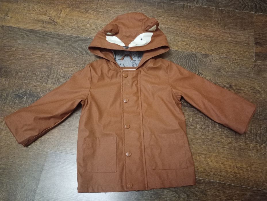Kurtka deszczowa na podszewce