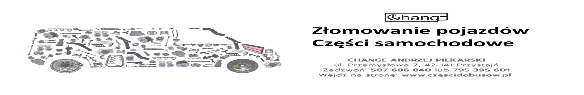 Stacja demontażu pojazdów S/141 czescidobusow.pl top banner