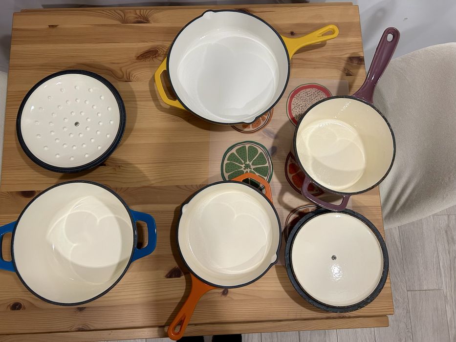 4 panelas de ferro fundido