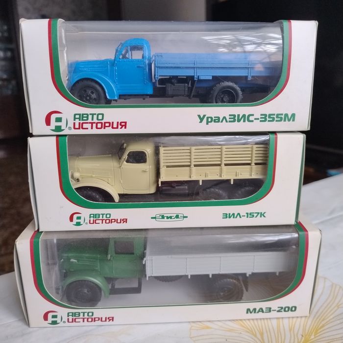 Моделі вантажних автомобілів від Автоісторії.