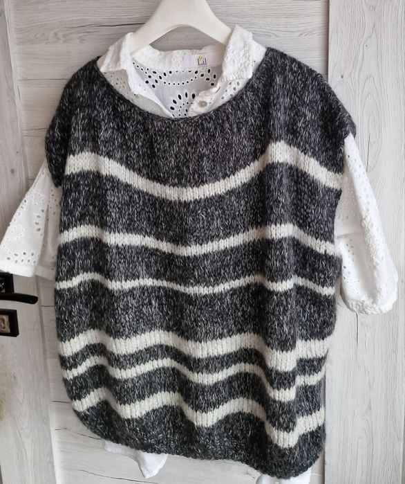Świetna kamizelka luźna L XL