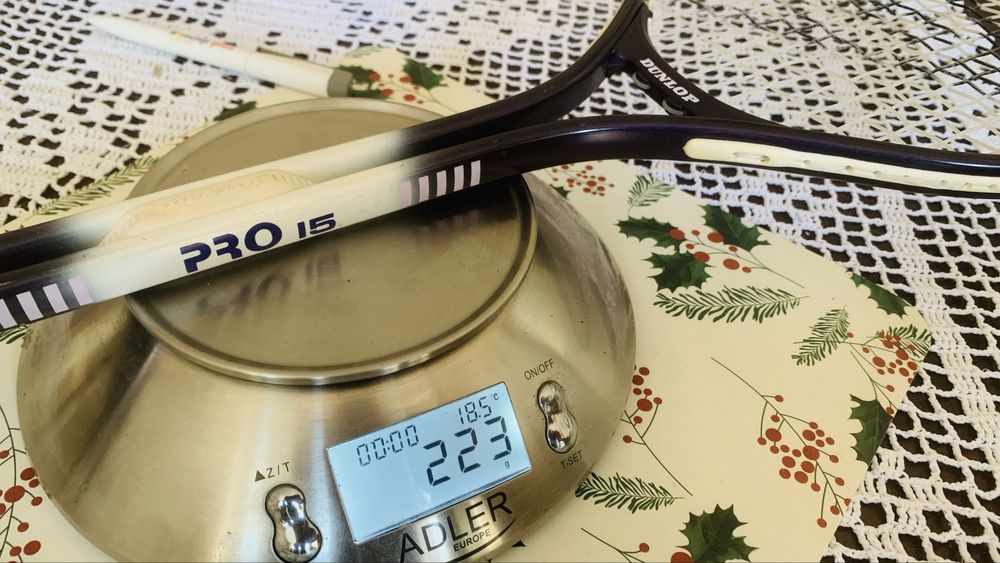 Komplet dwie rakiety squash - 230g i 223g