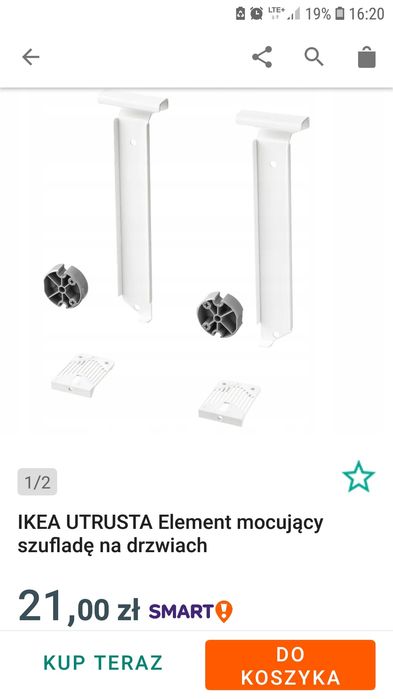 Urusta IKEA element mocujacy